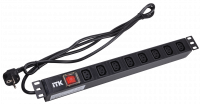 Блок розеток 19” ITK PH12-8C131