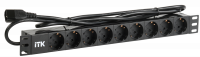 Блок розеток 19” ITK PH22-9D2